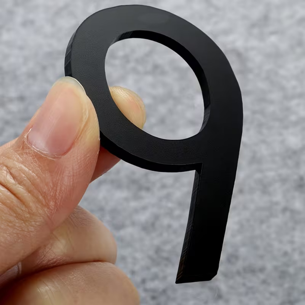 Home Office Number - 1pc 3d 数字家番号自己粘着ドアプレートサインステッカーゴールド/ブラックデジタルオフィスホテルアパート家の装飾用 ﻿