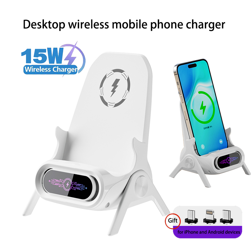 Home Office Call Center - 最新製品 2026 デスクトップ ワイヤレス充電スタンド iPhone/Samsung対応 オフィス/自宅/旅行用