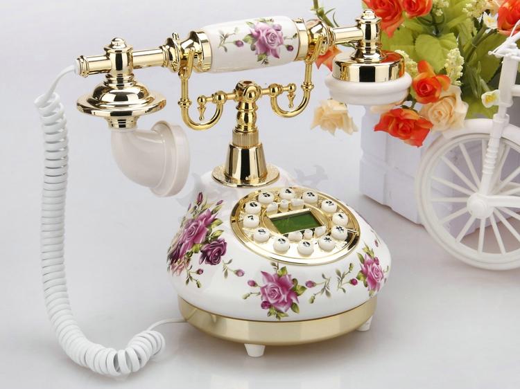 コード付き電話レトロ固定電話電話、家庭/オフィス/ホテル、中 - Home Office Call Center のレビューと価格