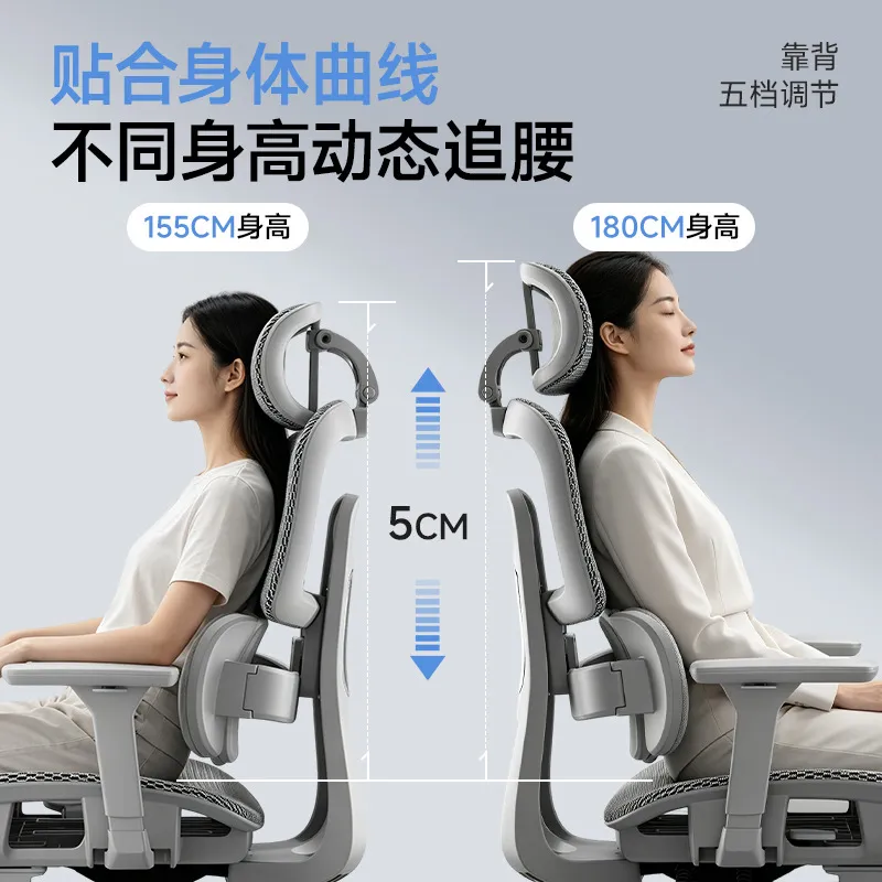 人間工学に基づいたランバーサポート付きオフィスチェア、リクラ - Home Office Desk のレビューと価格