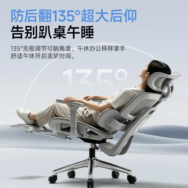 人間工学に基づいたランバーサポート付きオフィスチェア、リクラ - Home Office Desk のレビューと価格