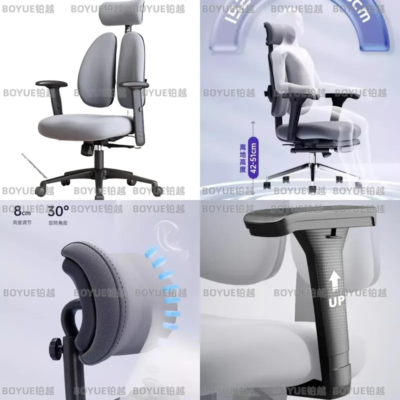 モダンな回転アームチェア人間工学に基づいたオフィスチェア快適 - Home Office Desk のレビューと価格