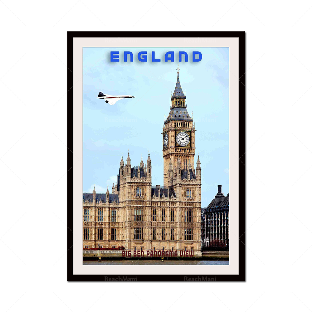英国の風景プリントポスター、家の装飾、オフィスギフト、友人と - Home Office England のレビューと価格