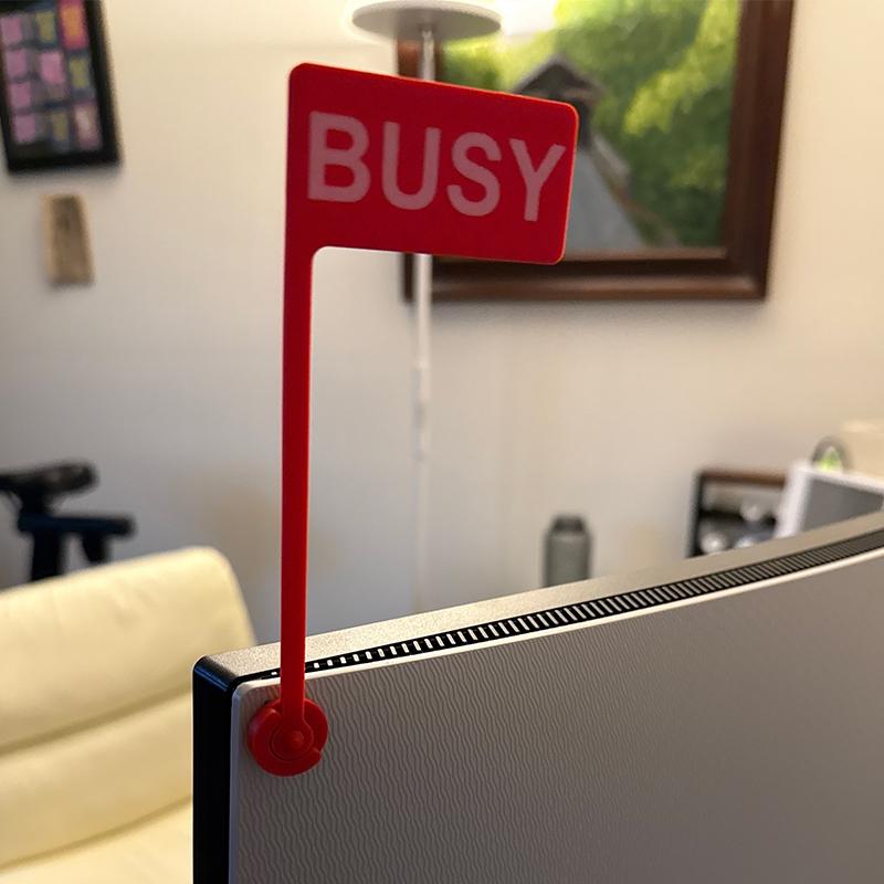 オンコール中/忙しい中 旗型サイン ユニークなホームオフィス - Home Office Call Center のレビューと価格