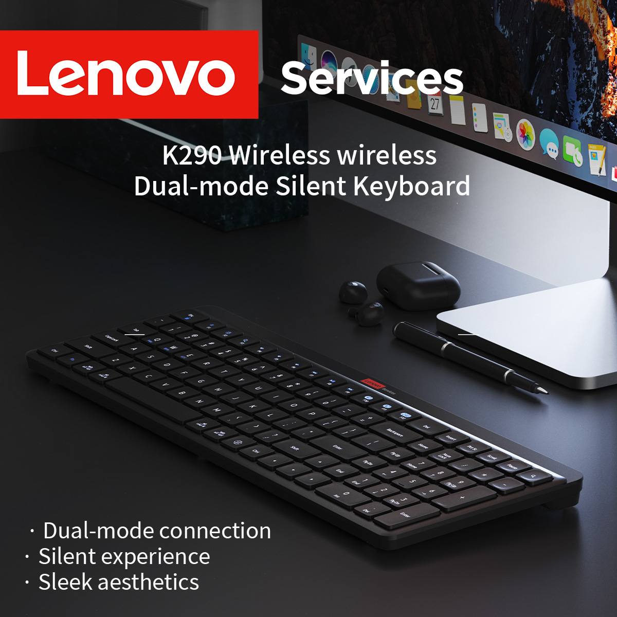 レノボ デュアルモード デュアルデバイス接続 ワイヤレスオフ - Home Office Uk のレビューと価格