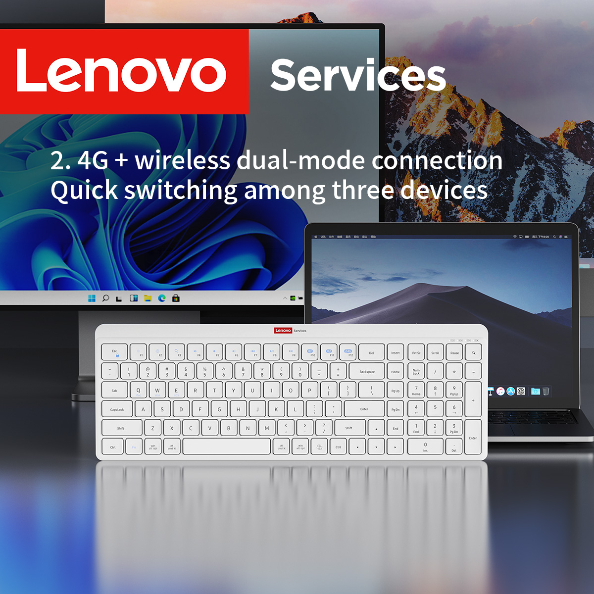 レノボ デュアルモード デュアルデバイス接続 ワイヤレスオフ - Home Office Uk のレビューと価格