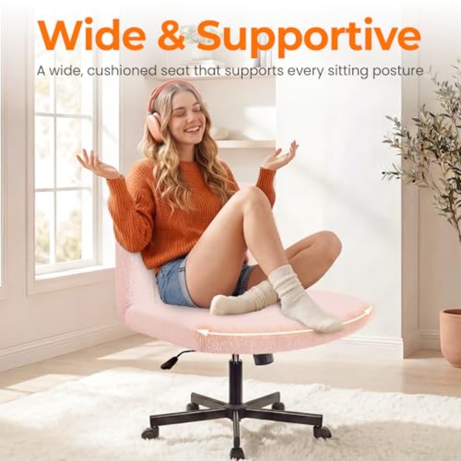 ホイール付きクリスクロスチェア ホームオフィス用クロスレッグ - Home Office Desk のレビューと価格