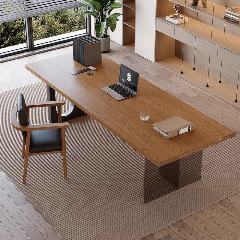 イタリア製アクリル製フローティング木製オフィスデスクモダンシ - Home Office Desk のレビューと価格