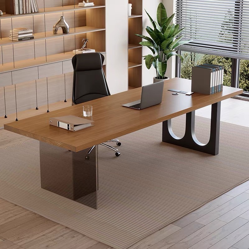 イタリア製アクリル製フローティング木製オフィスデスクモダンシ - Home Office Desk のレビューと価格