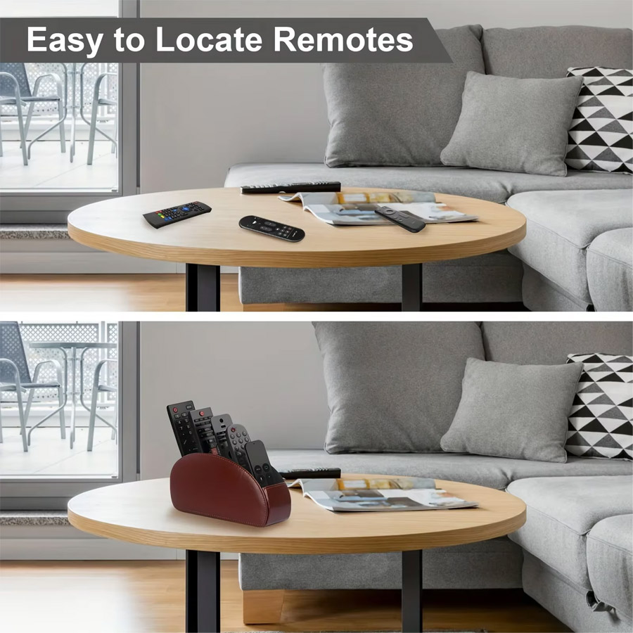 1個入り 5グリッドPUレザーデスクトップオーガナイザー、リ - Home Office Call Center のレビューと価格