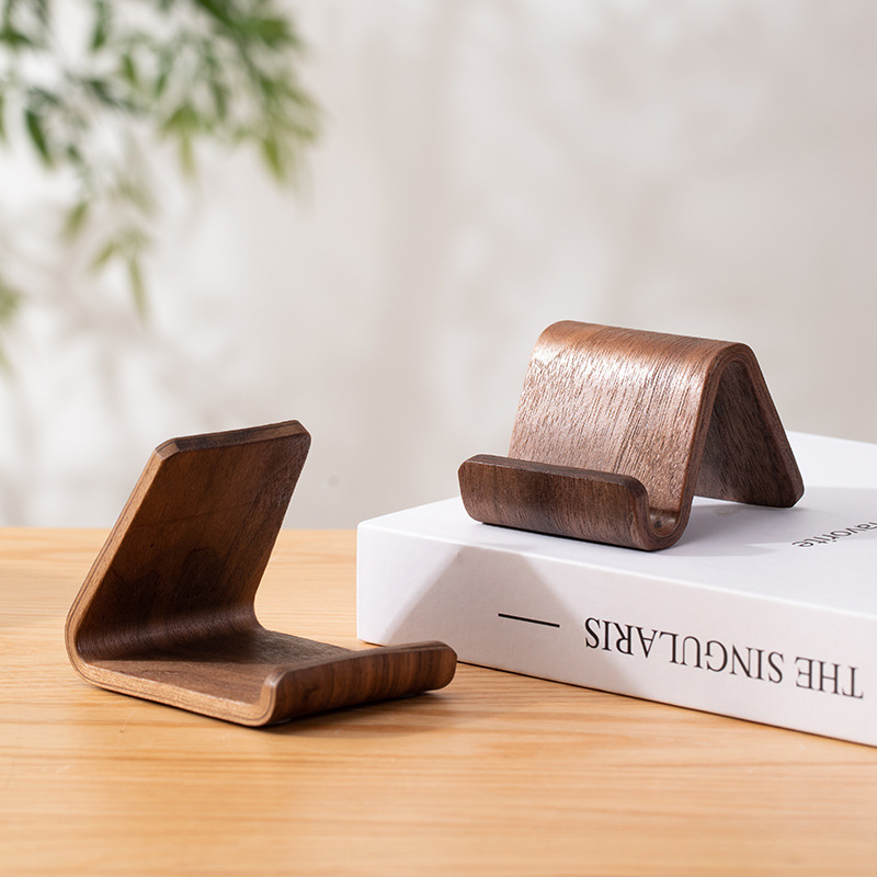 2-in-1 ブラックウォールナット無垢材製電話スタンド＆名 - Home Office Call Center のレビューと価格