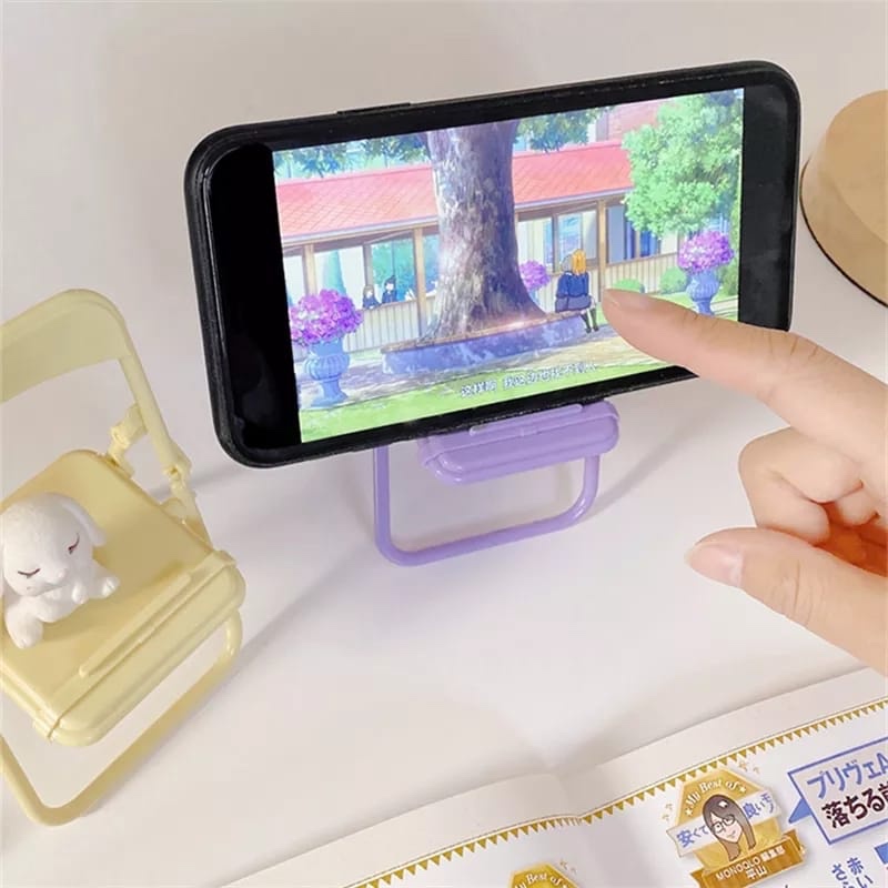 かわいい椅子型スマホスタンド、クリエイティブなデスクオーガナ - Home Office Call Center のレビューと価格